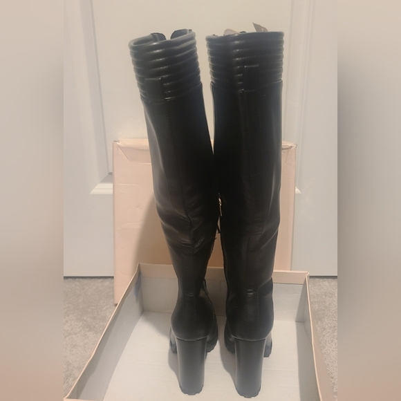 Eliza Lace-Up Heeled Boot/Zip closure 4.5" heel - Picture 5 of 5